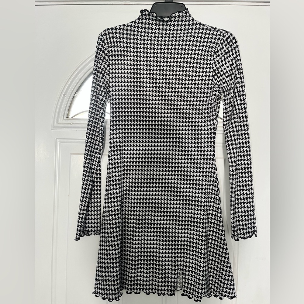 Elegant Black and White Dress